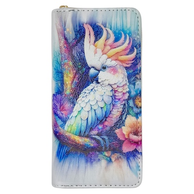 Cockatoo Bird Large Digital Print Purse
